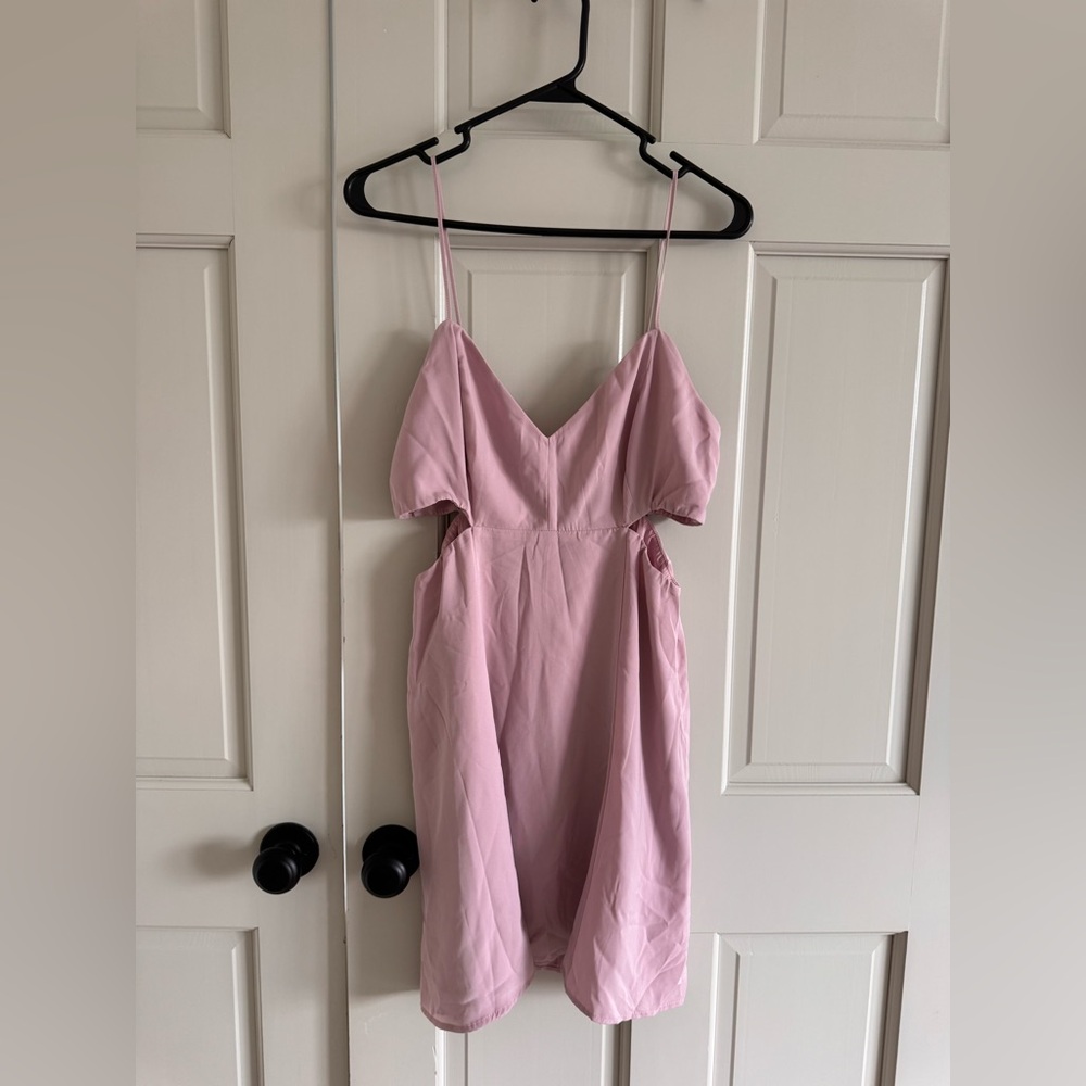 Abercrombie & Fitch cutout lavender dress M